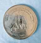 2005 Horatio Nelson Trafalgar Battle 200th Anniversary Silver Medalion Napoleon