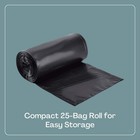 40-45 Gallon Heavy-duty High Density Black Trash Bags - 40x48 - 250ct