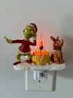 Christmas Night Light Wall Plug In Flameless Flickering Candle Nightlight Gift