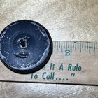 Large Tinted Metal Picture Button 1 5 In Winged Creature Dragon Antique Vintage