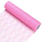 Pink Lace Roll 12 x73 Ft Wedding Party Chair Sash Diy Craft Table Runner Decor
