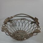 Vintage Godinger Silver Art Co  Ltd Silver Plated Grape Vine Motif Basket 12in