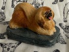 Charmstone Pekingese Dog Figurine Earl Sherwan 1983 Marble Dog Peke