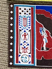 C1912 Indian Blanket Flannel Rug Tobacco Felt Cigarette Vintage Native American8