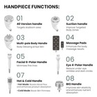 Pro 9 In 1 Beauty Machine Body Massage Facial Skin Care Salon Grade Equipment
