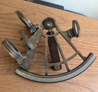 Vintage Sextant Brass And Teak Henry Barrow And Co  London 1923 Not Complete