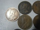 Lot Of 9 Canadian One 1 Cent Victoria edward Large Penny Coin s