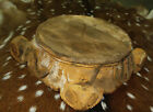 Carved Wooden Pedestal Base Riser Architectural Capital Cheese Cake Plant Stand