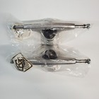 Grind King G6 Vintage 5 0 Mid Skateboard Trucks Silver Pair Nos 