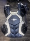 All Star System 7 Adult Pro 16  Catchers Gear Set Nocsae Ckccpro1 - Navy   Gray