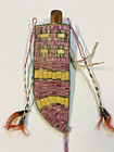 Antique Native American Lakota Sioux Indian Beaded Sheath   Knife  Late 19th Cen