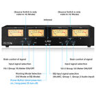 Mic line Four Analog Vu Meter Sound Level Display Rca xlr Switcher Audio Adapter