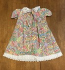Vintage Therese Children   s Collection Easter Egg Aop Design Dress 3t Toddler
