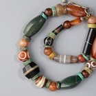 Ancient Himalayan Tibetan Old Beads Necklace