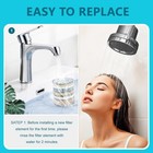 Replacement Shower Head Filter For Eskiin Showerhead High Pressure Smooth 2pc