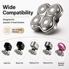 Shaver Replacement Blades    Rotary Razor Head Replacement   Quad Blade Electric