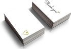 Rxbc2011 100 Little Thank You Cards Gold Heart Design Bulk Thank You Notes For A