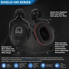 Um Ultramaxx Bluetooth Hard Hat Ear Muffs  Nrr 27 Db Adjustable Cap-mounted