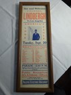 1927 Rare Charles Lindbergh Goodwill Tour Los Angeles Broadside L a  Coliseum Vg