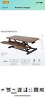 Vivo 36 Inch Height Adjustable Stand Up Desk Converter  V Series  Quick Sit   