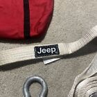 Oem Jeep Jk Jl Wrangler Recovery Duffle Bag W  Tow Strap  1  Shackle D-rings Kit