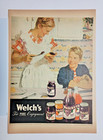 3 Different Vintage Original 1947 Welch s Grape Juice 11x14 Ads 