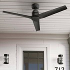 Hunter Fan 52 Inch Noble Bronze Outdoor Ceiling Fan With Remote And No Light