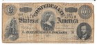 T-65 Confederate  100 1864 Lucy Pickens Richmond Pmg Vf 20 Engravers Name Margin