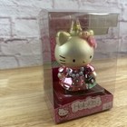 Rare Sanrio Hello Kitty 2006 Princess Christmas Glass Ornament  Polkadot Dress 