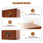16 Drawers  Vintage Tabletop Library Card Catalog Cabinet Apothecary Storage Box