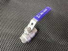 Stainless Steel Ball Valve Npt 2pc Full Port With Lock 1000 Wog