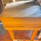 Vintage Wooden Butcher Block Table