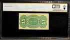 Fr  1267 Fractional 1869 Usa Currency 15c  Fourth 4th Issue Bank Note  Pcgs Au50