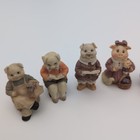 Lot 10 Hog Family - Pig Resin Ceramic Figurines J C Miniature 2 