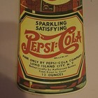 Pepsi-cola 5   Sparkling Satisfying Bottle-shaped Soda Sign Repro 1991
