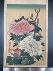 Utagawa Hiroshige Japanese Woodblock Print  botan Peony Bird   Signed 40 5cm