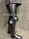Antique Medieval Steel Full Leg Armor Knight Halloween Cosplay Costume