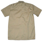 Dickies Short Sleeve Button Up Twill Khaki Work Shirt Men s Small 1574kh