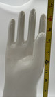 Vintage Ceramic Glove Mold Hand Display Size 10 1 2 17    High White Industrial