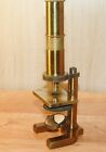 Rare Antique Brass Microscope