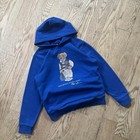 Polo Ralph Lauren Polo Bear Fleece Hoodie Boys L Large 14 16 Royal Blue School