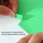 50 Packs Color Cardstock Paper Blank Colored 4x6 Cards  250 Gsm Thick Paper  For