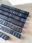 4 Line Concave Wood Type Font  w39  Letterpress