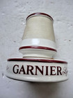Rare Vintage Garnier Liqueurs Porcelain Advertising Match Striker Holder