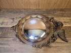 Vintage Syroco Eagle Convex Mirror Federal Colonial Wall Mirror Usa 21x15
