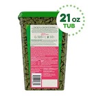 Greenies Feline Adult Dental Cat Treats Savory Salmon Flavor 21 Oz  Tub