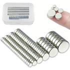 92 Pcs Neodymium Magnet Set With Storage Case - Strong Small Rare Earth Magnets