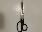 Vintage Wiss No 37 Inlaid Steel Forged 7    Tailor   s Shear Scissors Black Handle