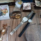 Huge Lot Of Vintage Jewelry  Watches necklaces earrings  
