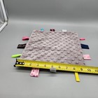 Lot Security Blanket Lovey Baby Toy Tags Teether Gray White Bear Crinkle Small
